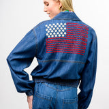 American Flag Bomber Jacket