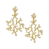 Susan Shaw Coral Branch Earrings