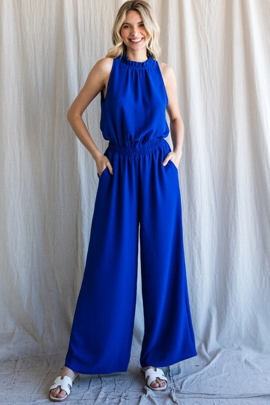 Drop Waist High Neck Jumpsuit – Twisted Sisters!