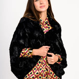 Stacey Faux Fur Shrug