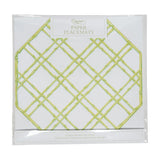 Bamboo Screen Moss Green Placemats