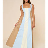 Lolita Color Block Maxi Dress
