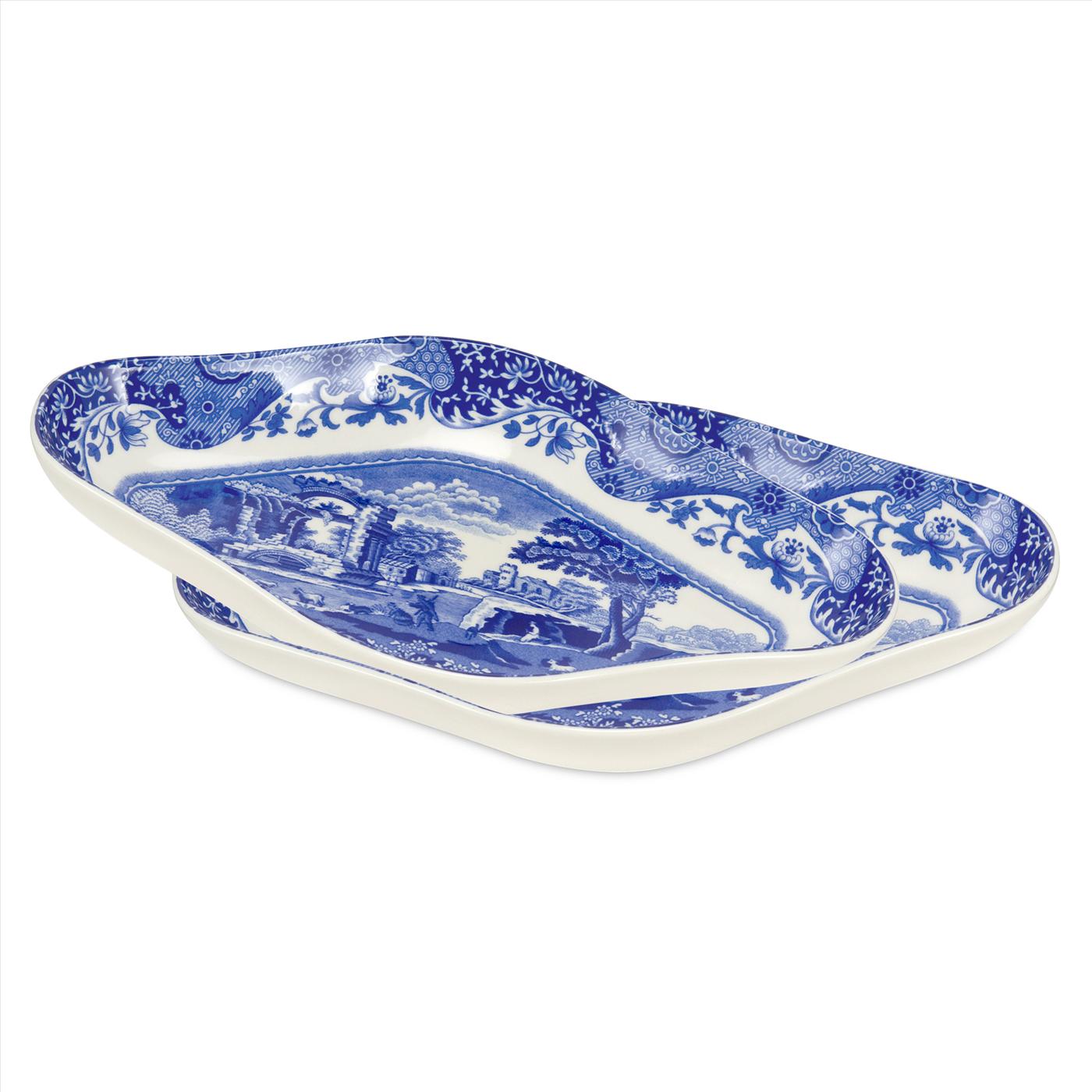 Spode Blue Italian Pickle Dish