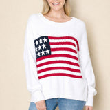 American Flag Sweater