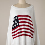 White FLAG Summer Sweater