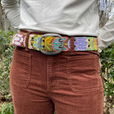 Embroidered Wool Belt