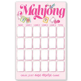 Mahjong Score Pad