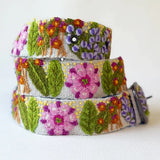 Embroidered Wool Belt