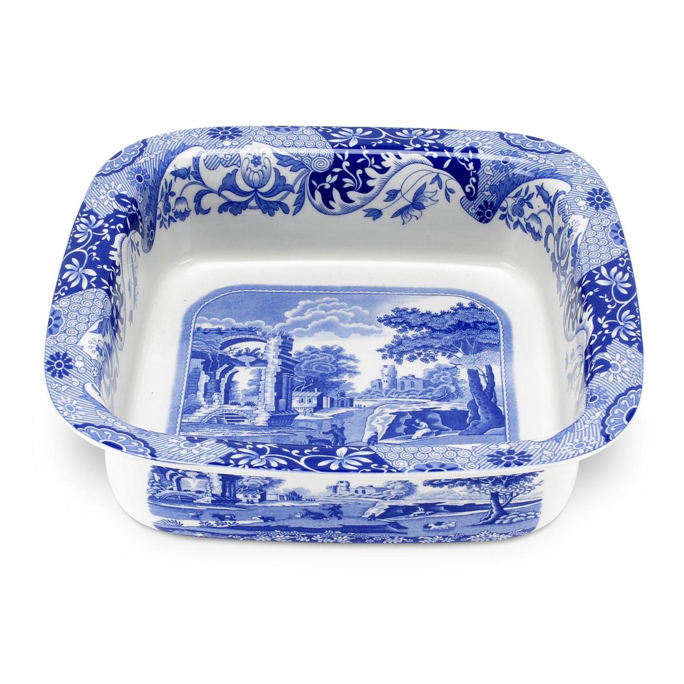 Spode Blue Italian Square Dish