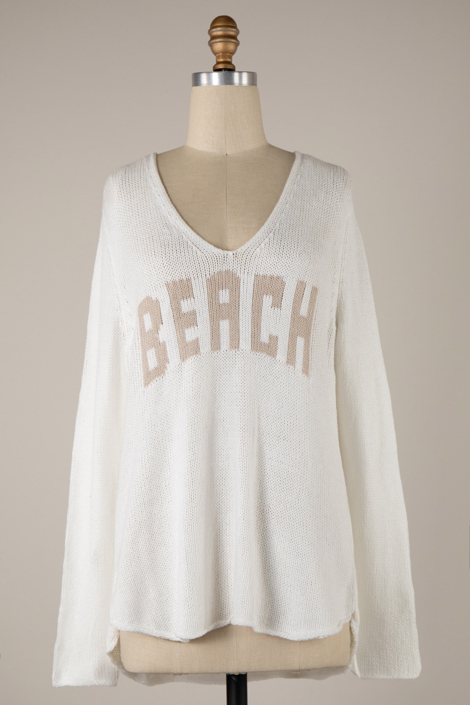 Beach V Neck Sweater
