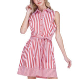 Sleeveless Button Dress