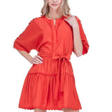 Ric Rac Trim Dress