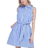 Sleeveless Button Dress