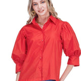 Jade Puff Sleeve Shirt