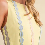 Lemon Sleeveless Maxi Dress