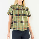 Lorna Plaid Blouse