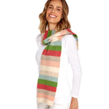 Slim Width Multi Color Scarf