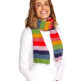 Slim Width Multi Color Scarf