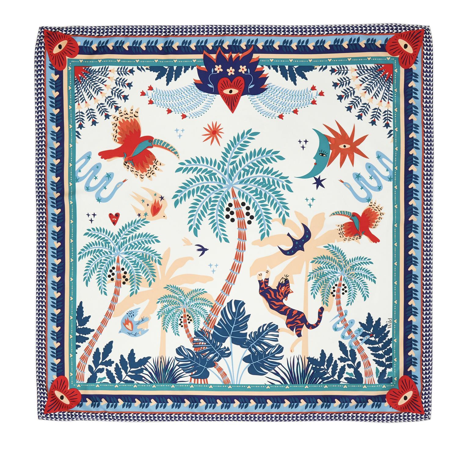 Ciao Amore Blue Sq. Scarf