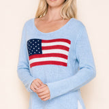Lightweight Flag Sweater Top