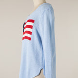 Lightweight Flag Sweater Top