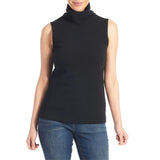 Lyla Sleeveless Ribbed Turtle Neck