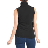 Lyla Sleeveless Ribbed Turtle Neck