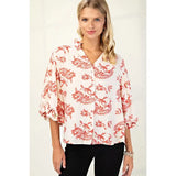 Cora Balloon Sleeve Blouse