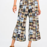 Patchwork Crop Pant