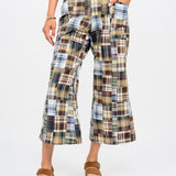 Patchwork Crop Pant