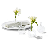 Set/4 Bud Vase + Napkin Ring