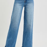 Risen Wide Leg Jeans