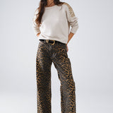 Leopard Print Pants