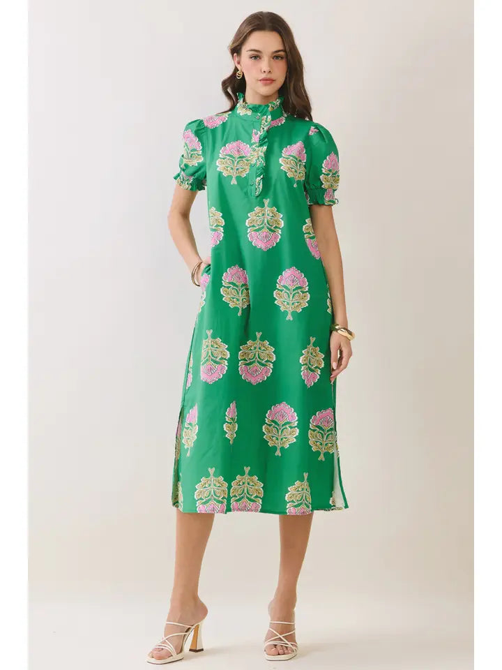 riley midi dress Riley Floral Midi Dress – Twisted Sisters!