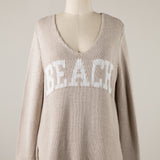 Beach V Neck Sweater