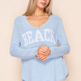 Beach V Neck Sweater