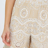 Josephine Eyelet Short
