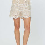 Josephine Eyelet Short