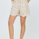 Josephine Eyelet Short