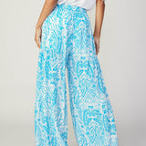 Tiered Wide Leg Pants