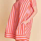 The Annabel Striped Mini Dress