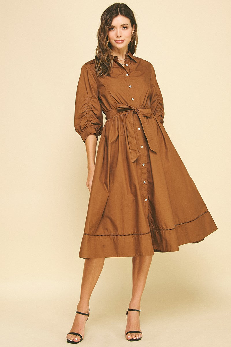 Madison Button Down Midi