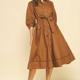 Madison Button Down Midi