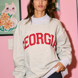 Georgia Reversible Mockneck Sweatshirt