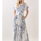 Malaya Button-Down Maxi Dress