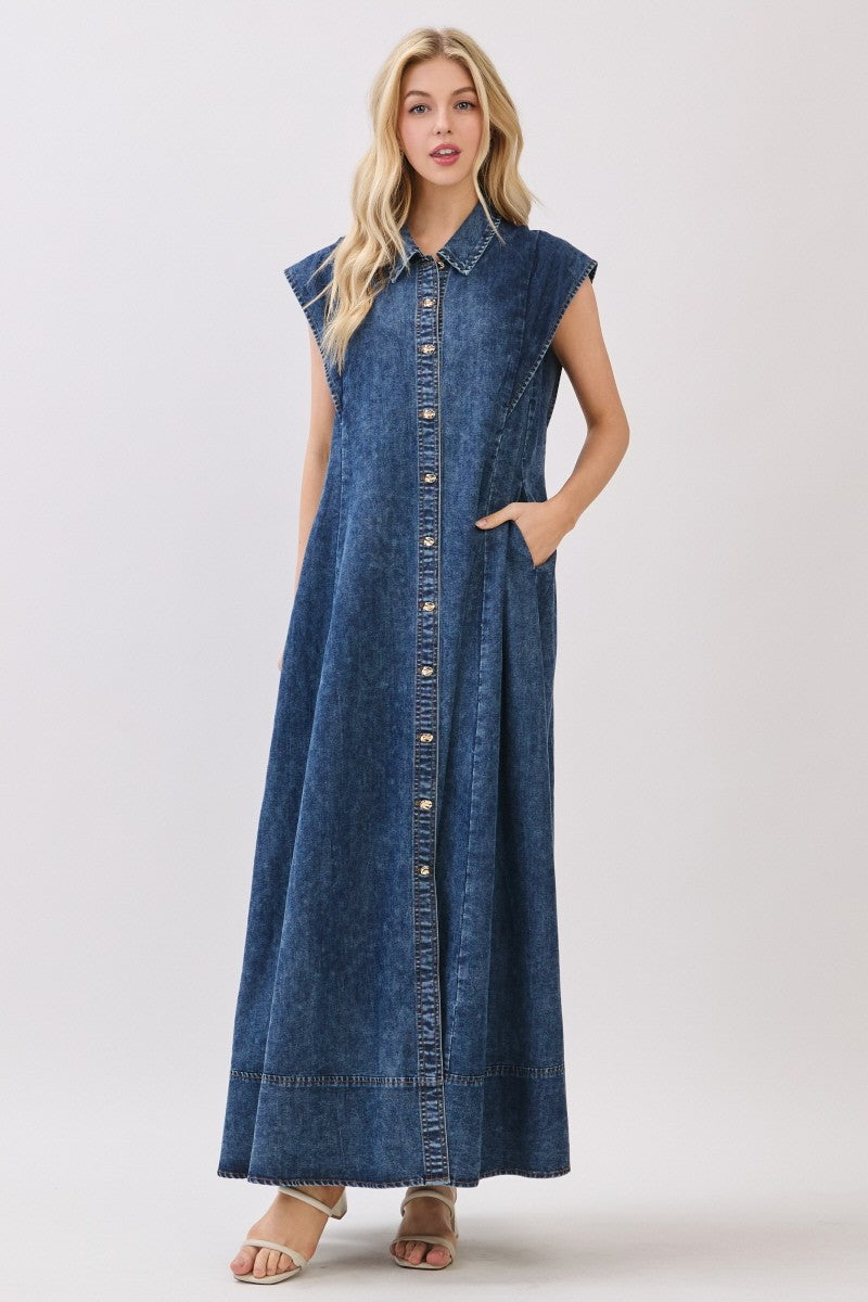 The Indigo Breeze Dress