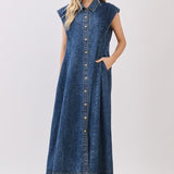 The Indigo Breeze Dress