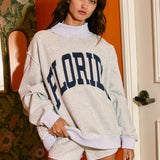 Florida & FL Reversible Mock Neck Sweatshirt