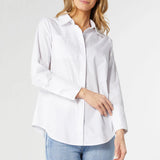 Meredith Boyfriend Button Up Top