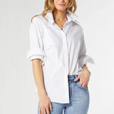 Meredith Boyfriend Button Up Top